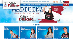 Desktop Screenshot of colegiopollicare.com.br